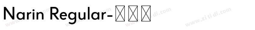 Narin Regular字体转换 Narin Regular字体转换